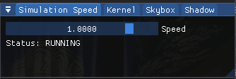 Simulation Speed and Settings